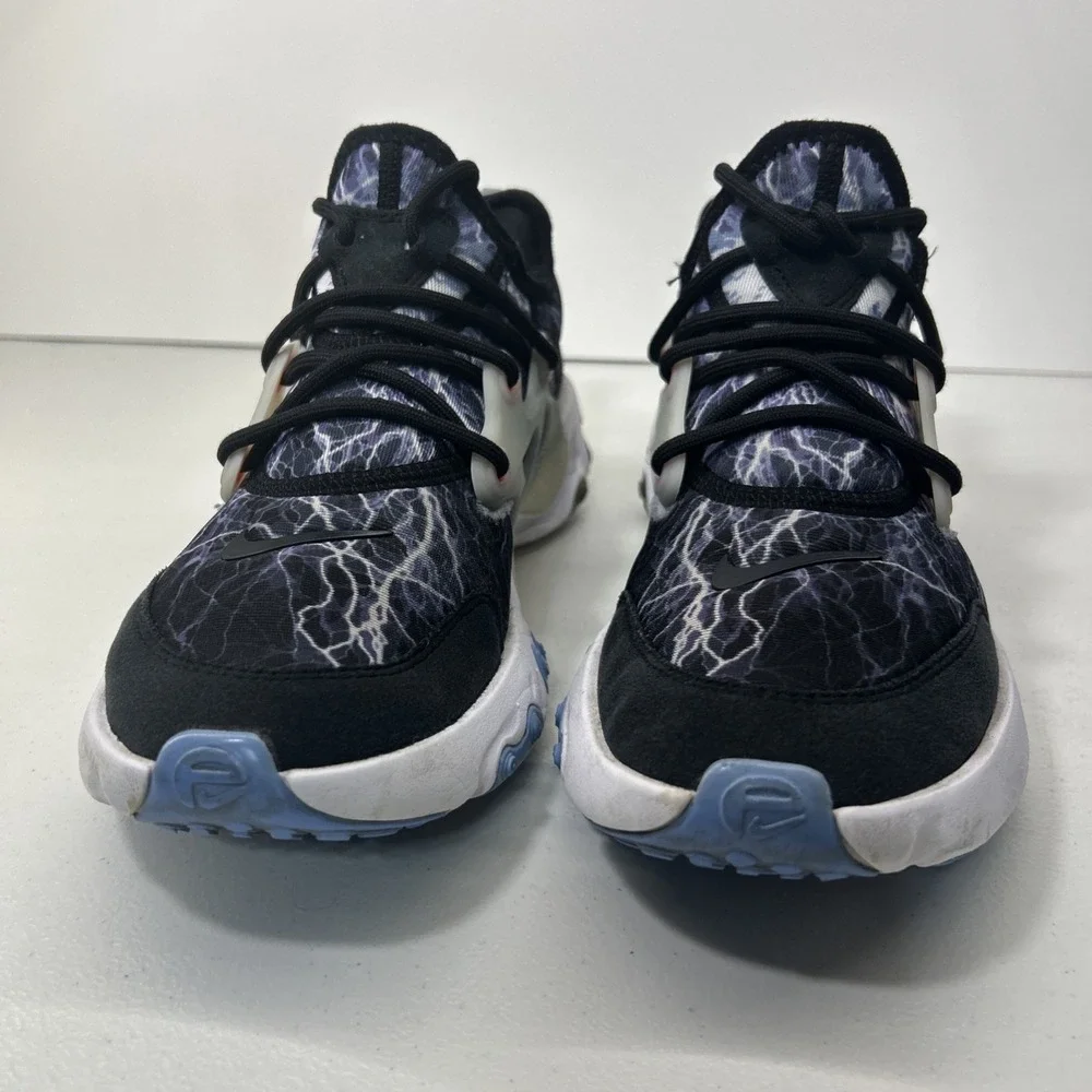 Nike React Presto Sneakers Youth Sz 6Y,‎ Women's Size 7.5 Black/Blue BQ4002-008